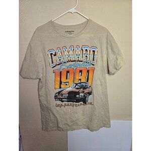 Camaro Berlineta 1981 Screen Print Short Sleeve Tee Size Large